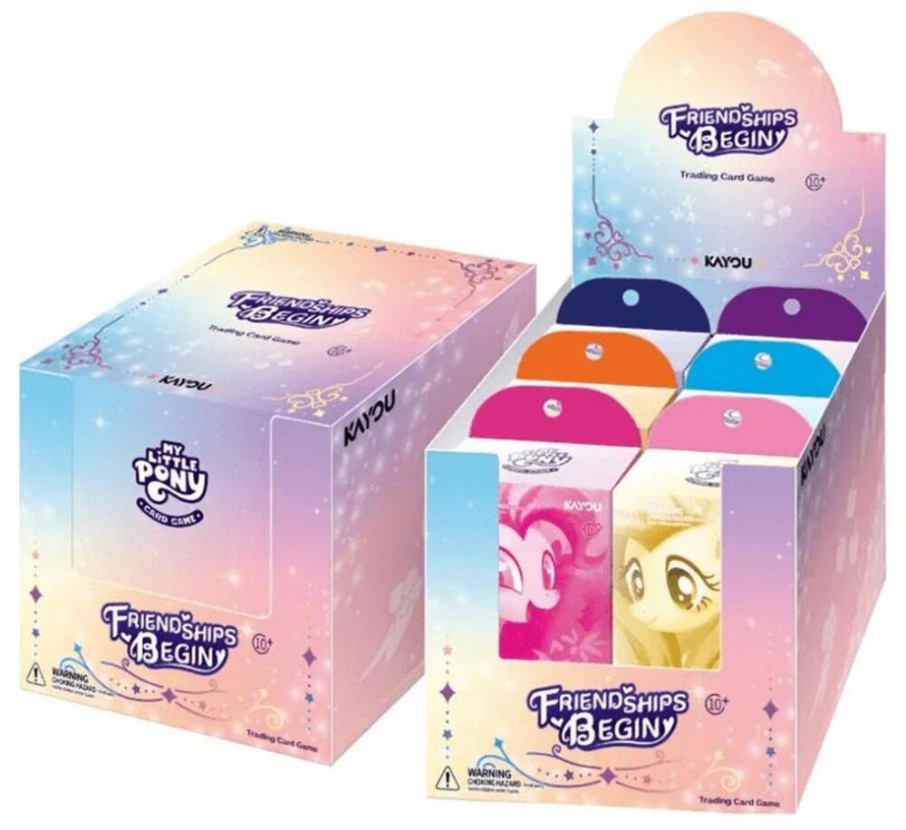 Kayou My Little Pony TCG Friendships Begin Starter Set Assorted Box 6 Decks